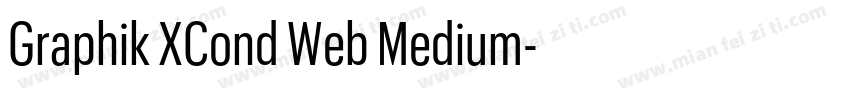 Graphik XCond Web Medium字体转换